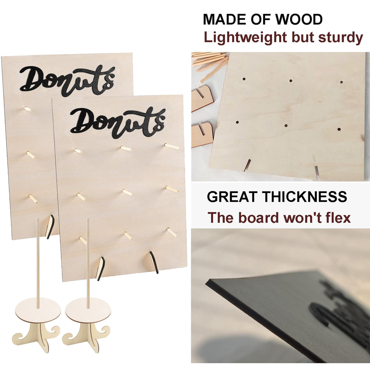 Easy assembly with dowels for the MTRSOCHO donut walls, no tools required.