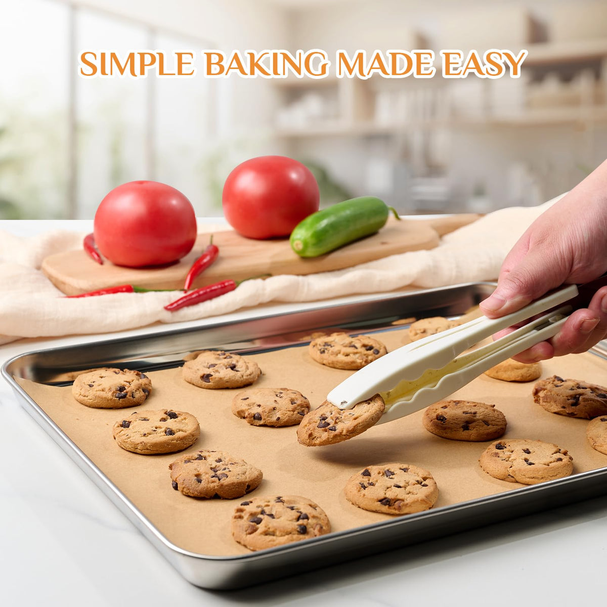 Muchii non-stick surface helps delicate pastries release cleanly without tearing.