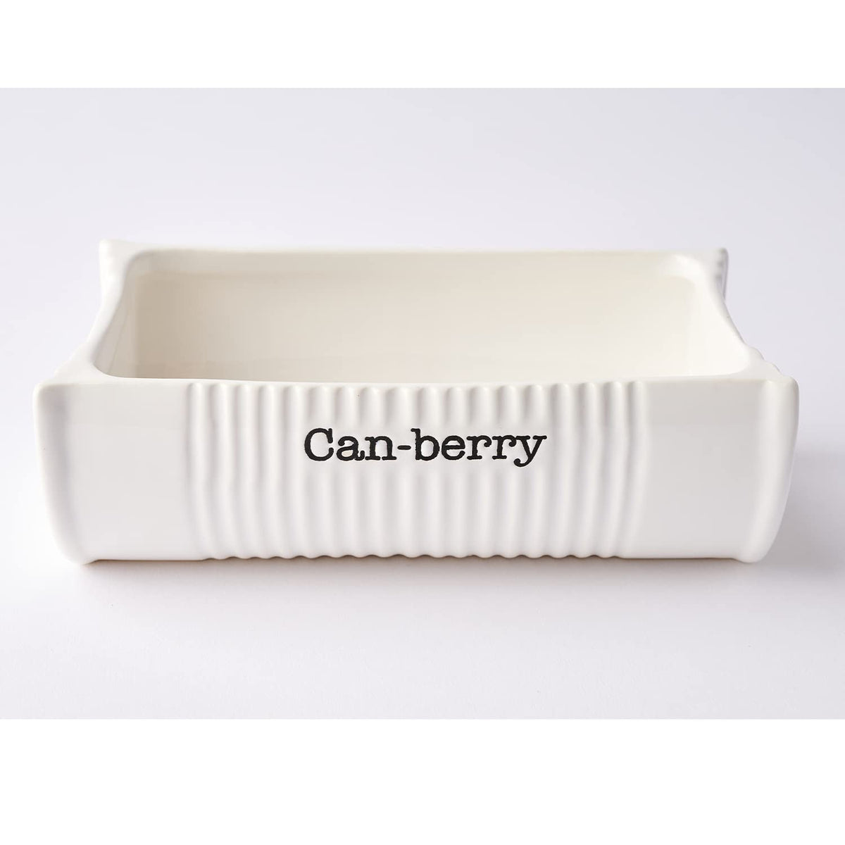 Close-up of white ceramic dish texture resembling a can for a charming table accent