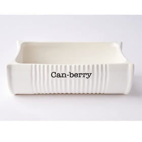 Close-up of white ceramic dish texture resembling a can for a charming table accent