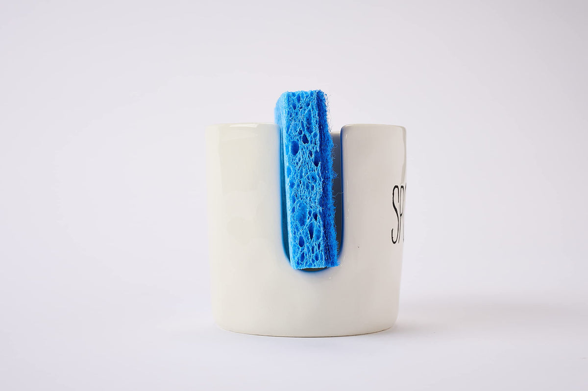 Mud Pie ceramic holder adds a clean, modern touch to any kitchen.