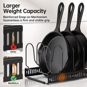 MUDEELA dual-protection strips guard cookware finishes during storage