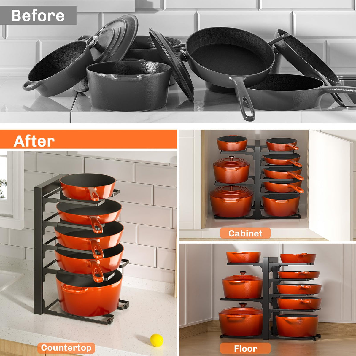 MUDEELA simple 4-step assembly saves time and space