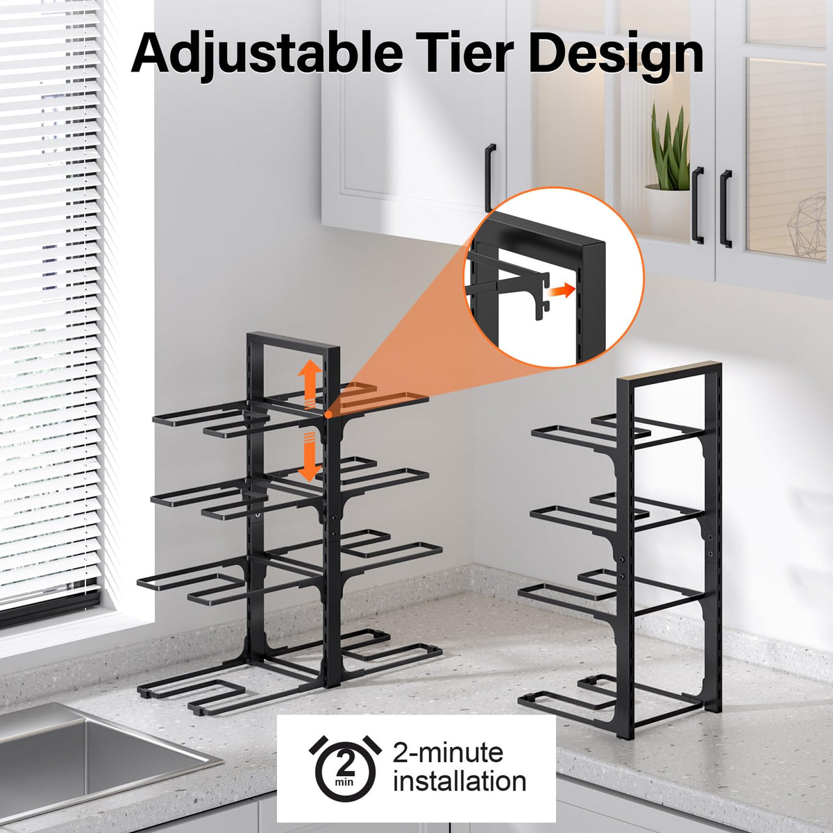 MUDEELA sleek storage solution adds style while organizing cookware