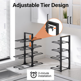 MUDEELA sleek storage solution adds style while organizing cookware