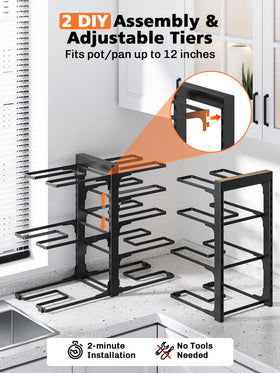 MUDEELA tool-free assembly for quick, mess-free installation.