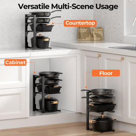 MUDEELA space-saving design reduces kitchen clutter.