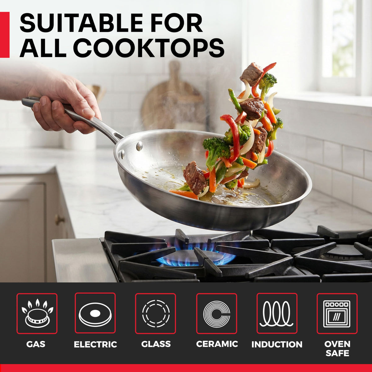 Mueller Home 4-5qt Dutch oven for braising and rich stews