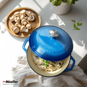 Mueller Home all cooktops compatible design including induction