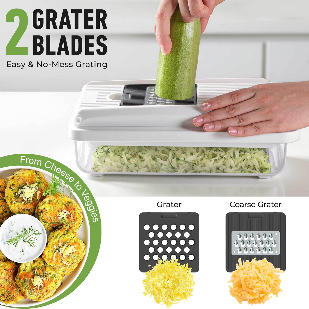 Mueller Home easy clean design simplifies dismantling and dishwasher cleanup