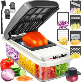 Mueller Home chopper and mandoline overview for versatile quick meals