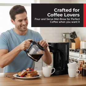 Mueller Home dishwasher-safe carafe simplifies cleanup after gatherings.