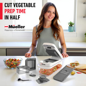Mueller Home Pro Chopper is dishwasher-safe and easy to dismantle.