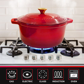 Mueller Home lid with stainless steel knob for secure grip