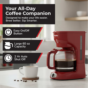 MUELLER HOME eco-friendly reusable filter for flavor and waste reduction.