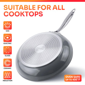 Mueller Home frying pan is dishwasher safe for easy cleaning after meals