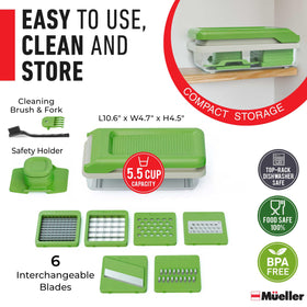 Mueller Home Kitchen Gadgets Essentials set speeds up meal prep tasks.