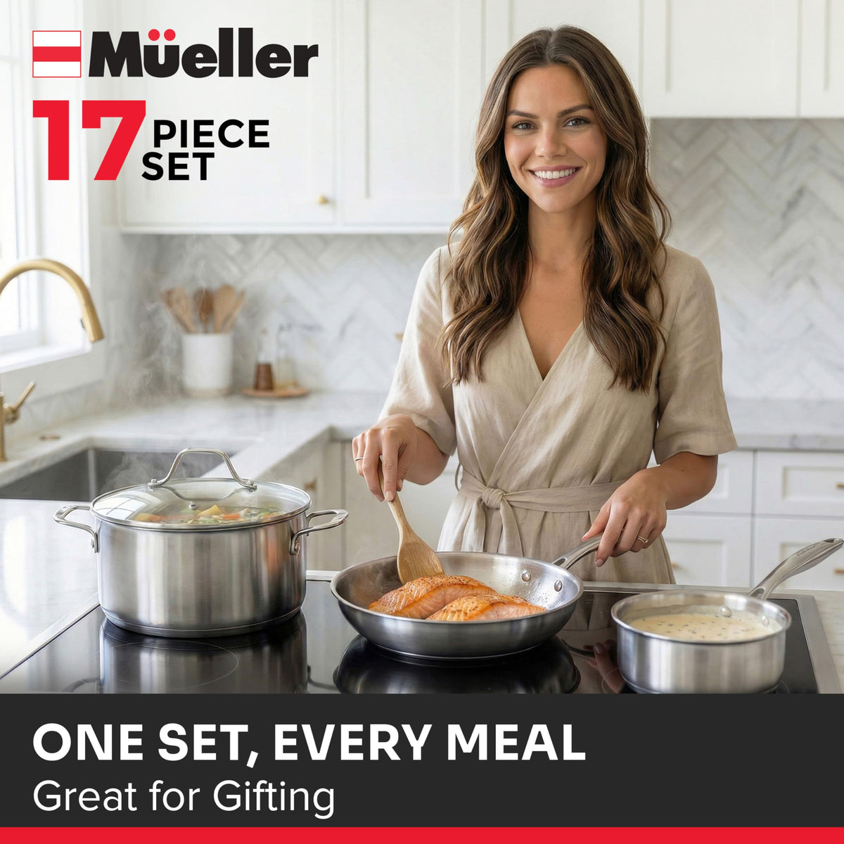 Mueller Home multi-tier steamer insert expands healthy meal options