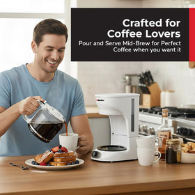 MUELLER HOME dishwasher-safe carafe simplifies post-use cleanup.