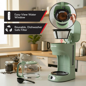 MUELLER HOME non-slip feet keep the unit stable on countertops.