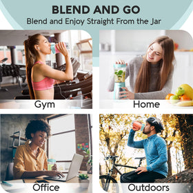 Mueller Home one-touch control for simple, fast blending.
