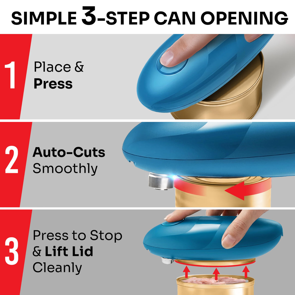 Mueller Home Smooth-Edge Cut Technology leaves smooth rims for safer handling.