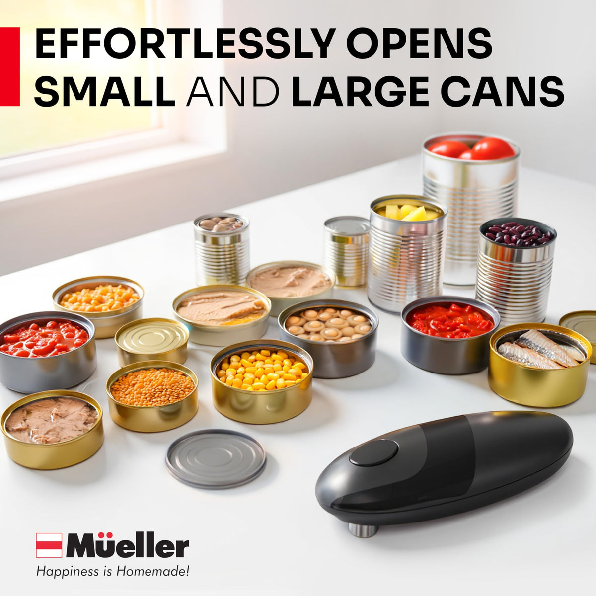 MUELLER HOME SmoothEdge cleaning: wipe clean after use.