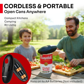 MUELLER HOME SmoothEdge ergonomic grip aids users with limited hand strength.
