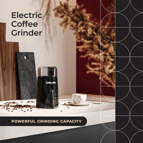 Mueller Living HyperGrind control dial enables precise grind settings for coffee or spices.