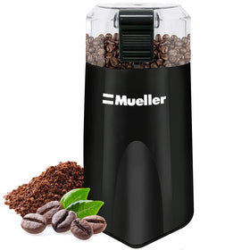 Mueller Living HyperGrind side view grinder highlights compact design for versatile kitchen use.