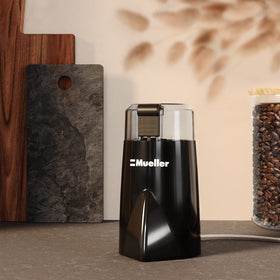 Mueller Living HyperGrind suitable for coffee, herbs, nuts, and grains.
