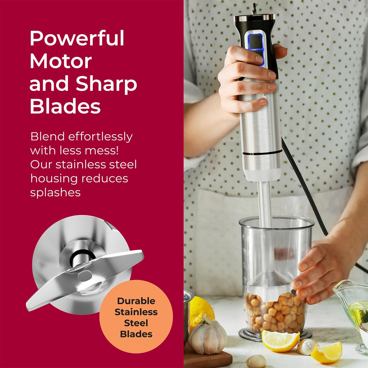 MuellerLiving Ultra-Stick ergonomic handle for comfortable one-handed use