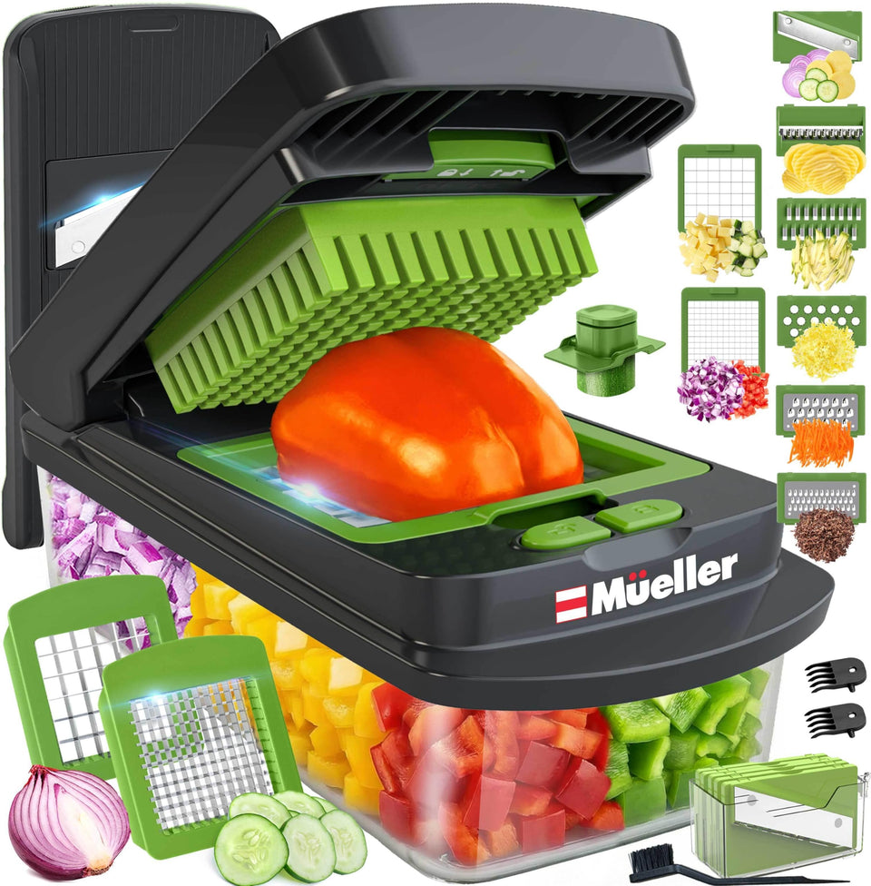 Mueller Pro-Series 10-in-1 chopper overview for quick meal prep
