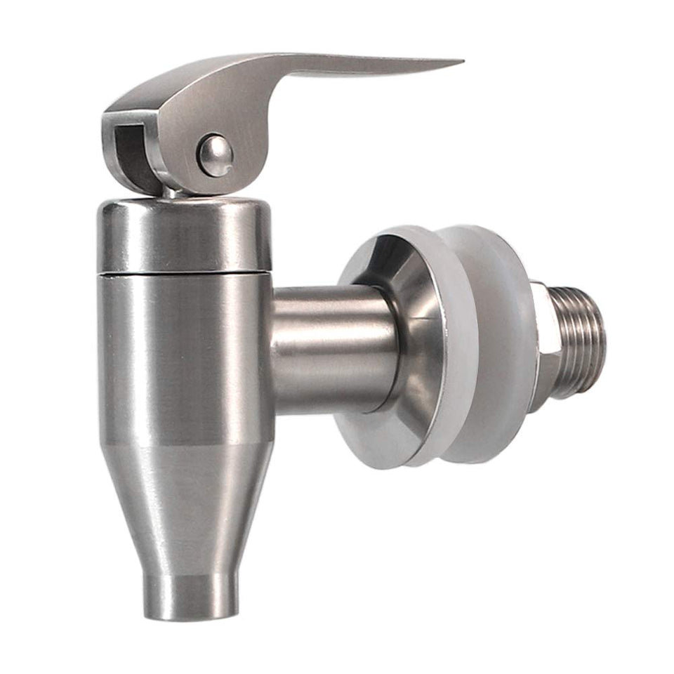 MUGLIO stainless steel dispenser spigot for durable, clean beverage pouring