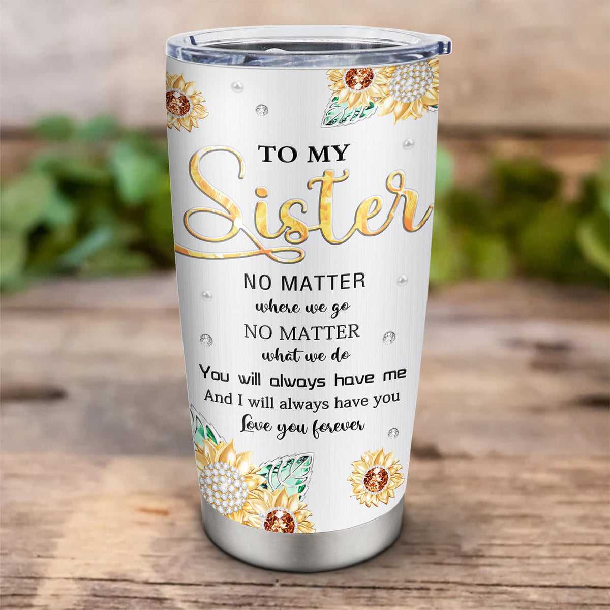 Muilzon 20oz tumbler gift for sister communicates thoughtful practical hospitality