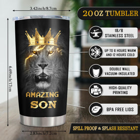 Muilzon 20oz tumbler with heat-insulated design for hot or cold drinks.