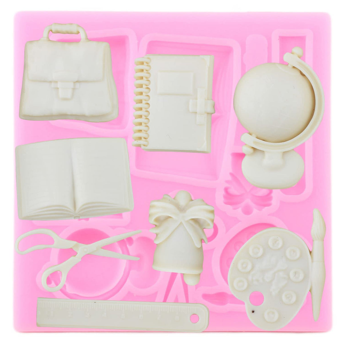 Mujiang silicone mold easy-release design helps cleanly remove delicate decorations.