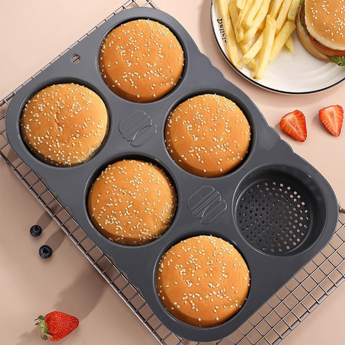 MUJUZE food-grade silicone bakeware offers flexible storage and durability.
