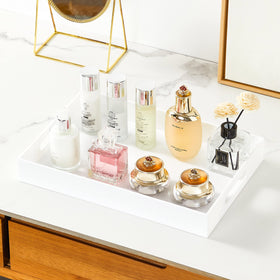 Modern MUKEEN acrylic tray on kitchen counter for decor and storage