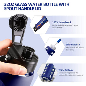 MUKOKO borosilicate glass resists temperature changes and cleans easily
