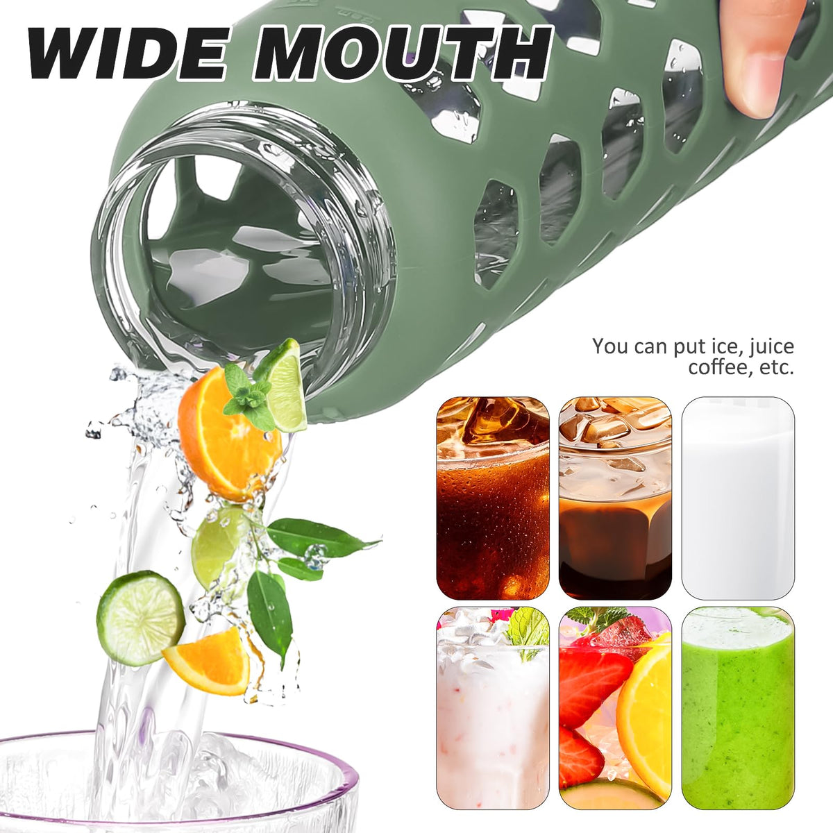 MUKOKO glass withstands hot and cold drinks for versatile use