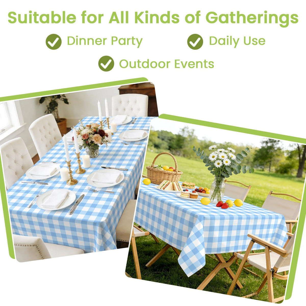 Mulbozy kitchen dining tablecloth rectangle enhances casual meals with style