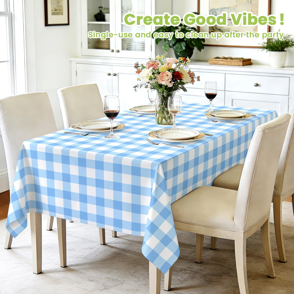 Mulbozy waterproof disposable tablecloth protects surfaces during picnics