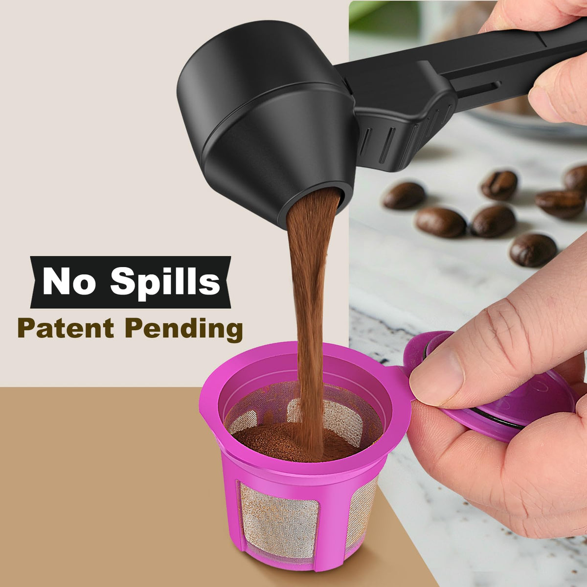 Multiuse Bottle features leak-proof lid for secure travel.
