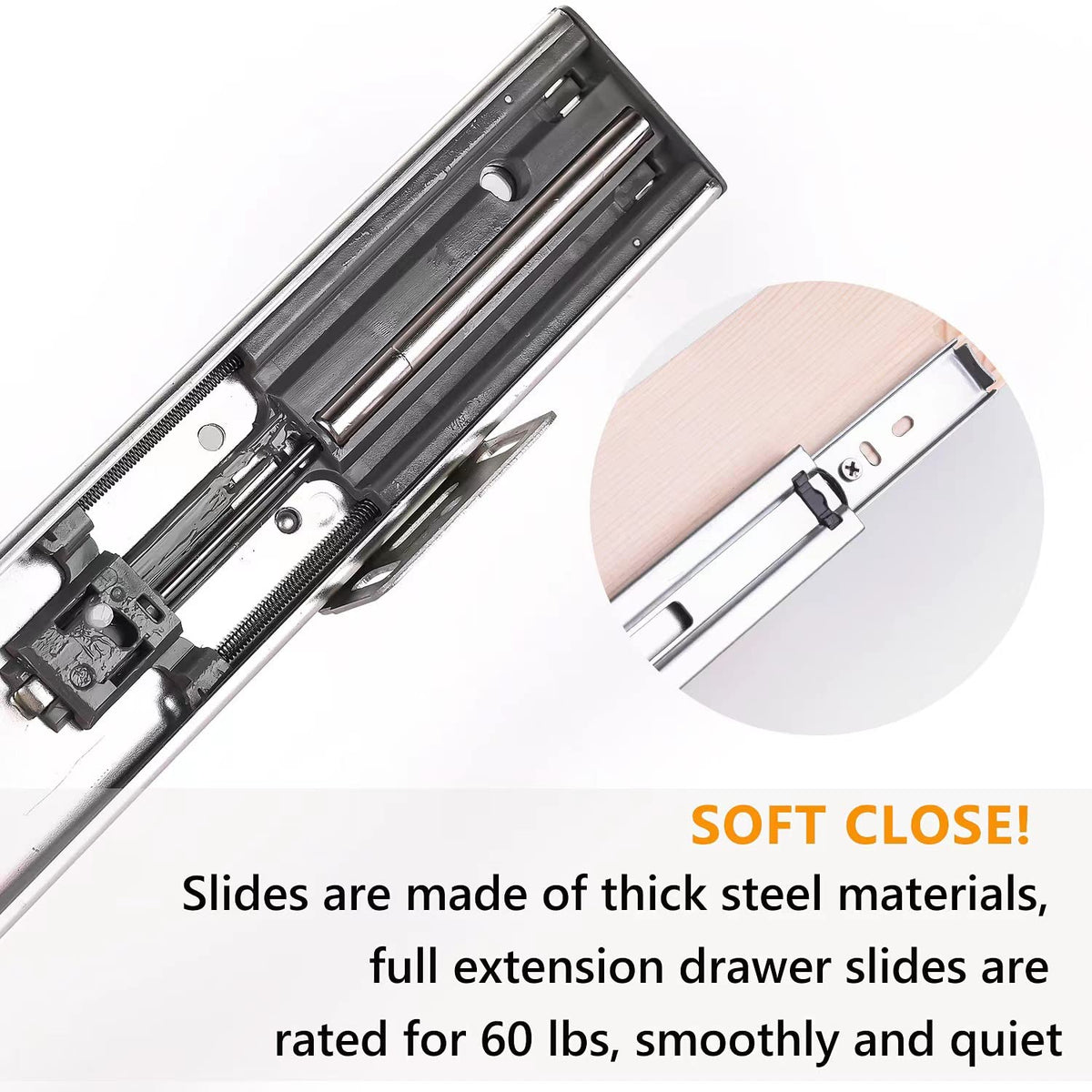 Mulush side installation option suits standard depths in tight kitchens.