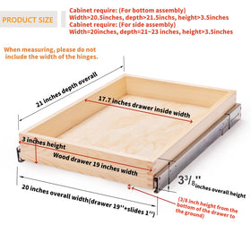 Mulush wooden drawer body highlighted for sturdy construction.