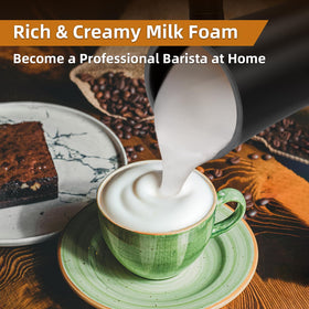 MUMAO Milk Frother cold foam function ideal for chilled drinks