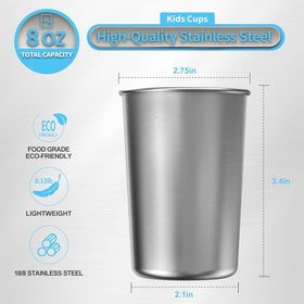 MUMIGUAN eco-friendly kids drinking cups, durable and reusable for outdoors.