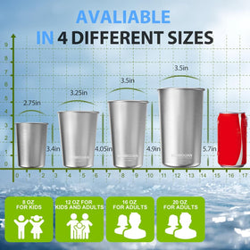 MUMIGUAN cups rust-resistant and durable for daily adventures.
