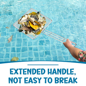 Mumufy long-handle strainer removes crumbs and foam from oil